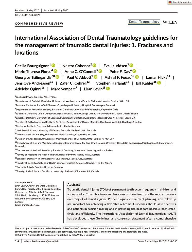 thumbnail of IADT 2020 Gestion des fractures et luxations